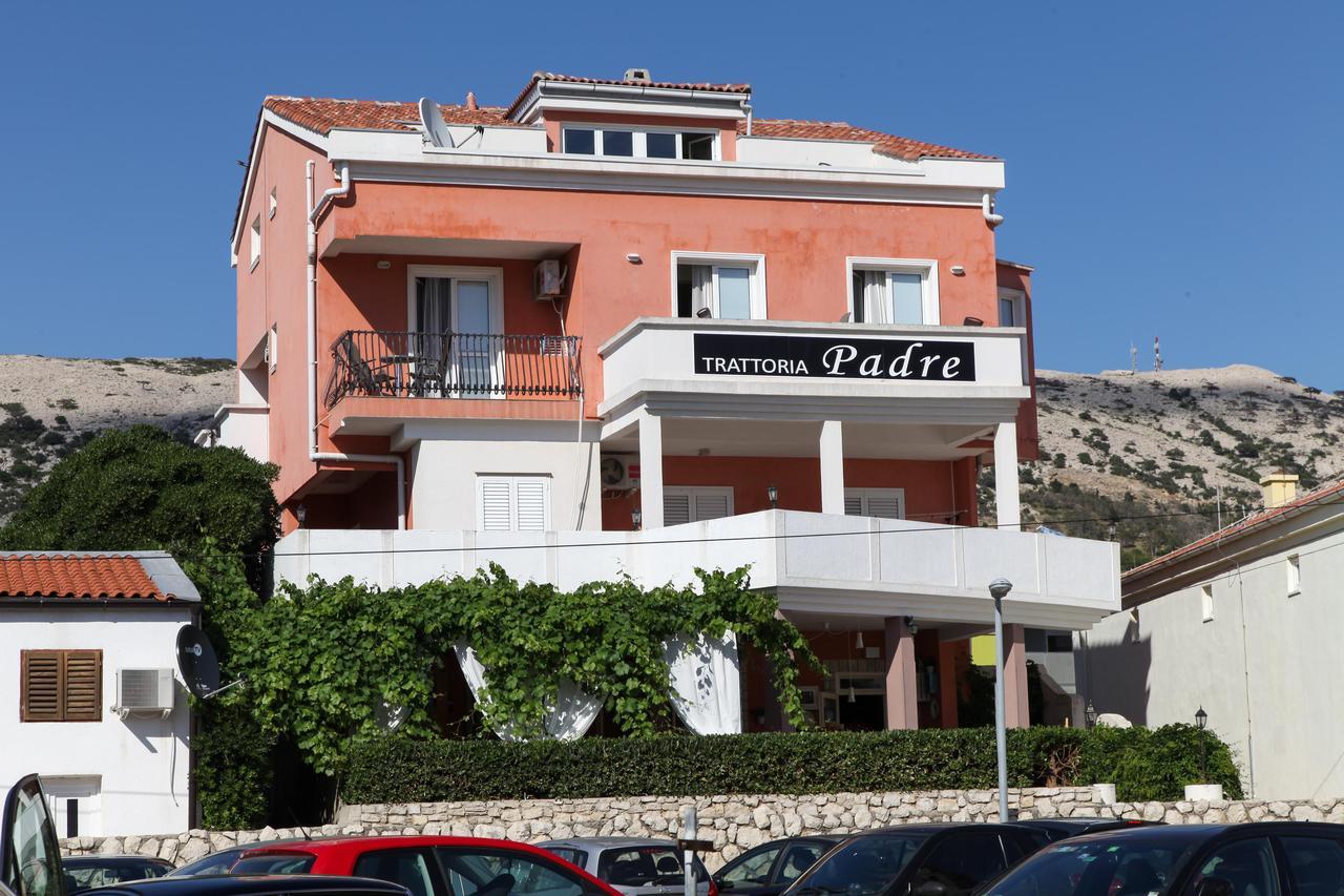 Rooms Villa Padre Pag Town Exterior foto